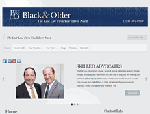 Tablet Screenshot of blackandolder.com